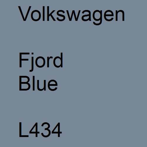 Volkswagen, Fjord Blue, L434.